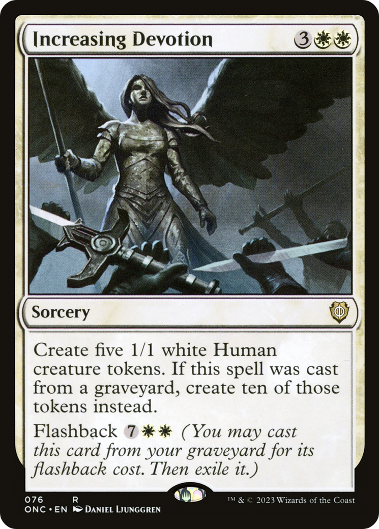 Increasing Devotion [Phyrexia: All Will Be One Commander] | The Time Vault CA