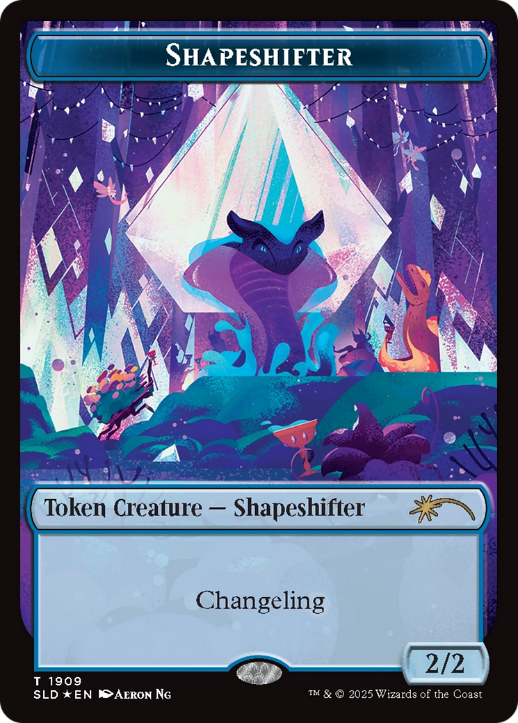 Shapeshifter Token (1909) (Double Rainbow Foil) [Secret Lair Drop Series] | The Time Vault CA