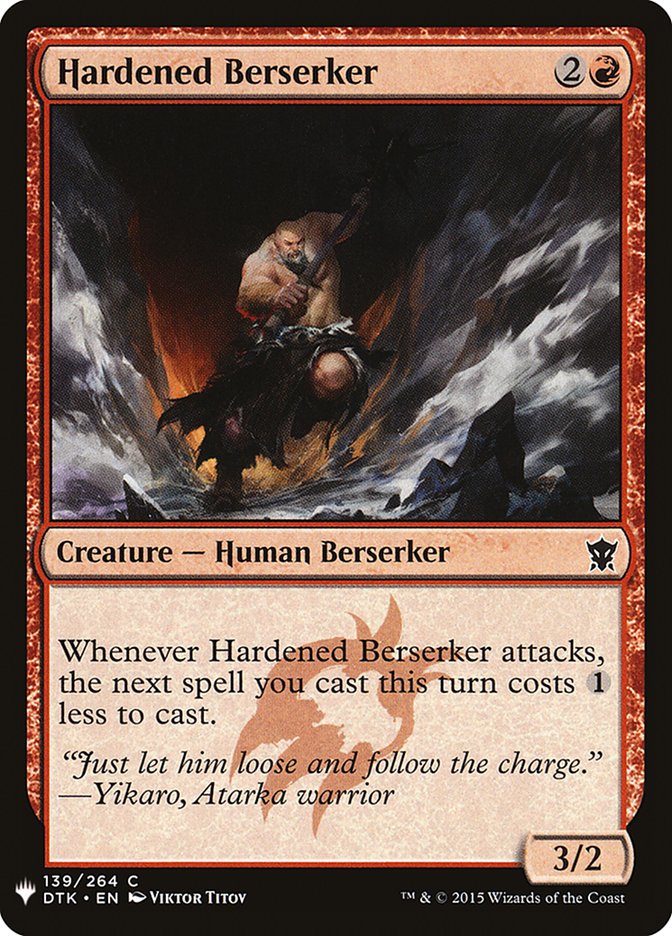 Hardened Berserker [Mystery Booster] | The Time Vault CA