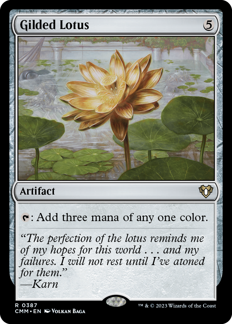 Gilded Lotus [Commander Masters] | The Time Vault CA