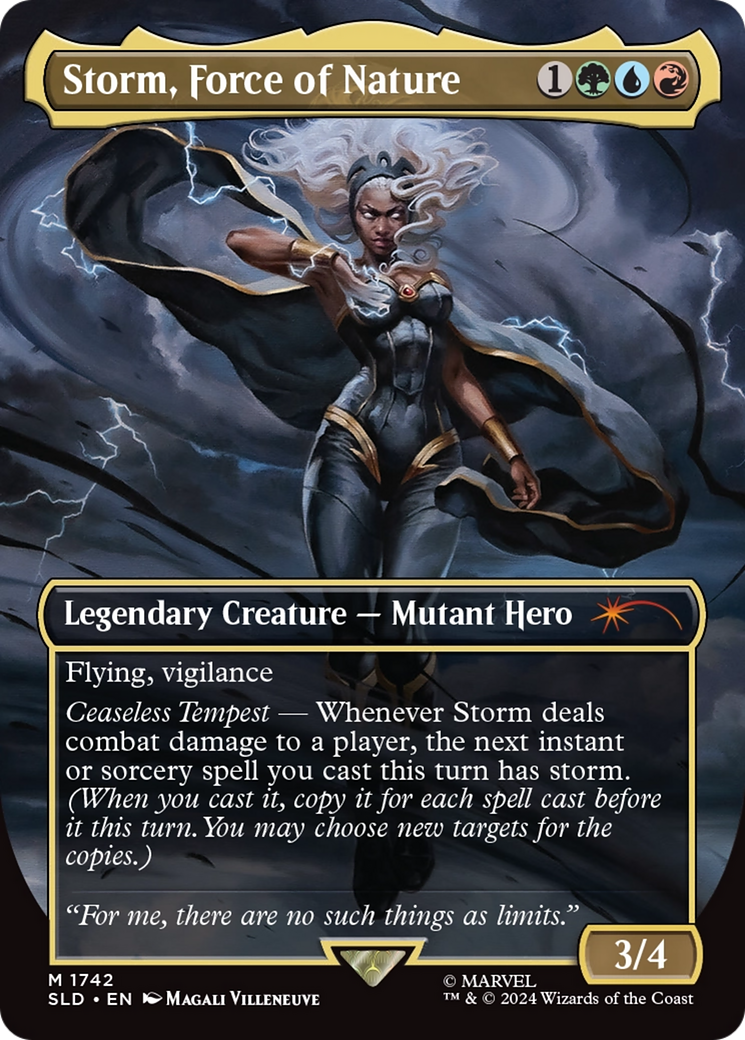 Storm, Force of Nature (Rainbow Foil) [Secret Lair Drop Series] | The Time Vault CA