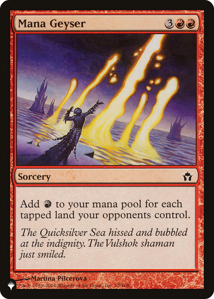 Mana Geyser [The List] | The Time Vault CA