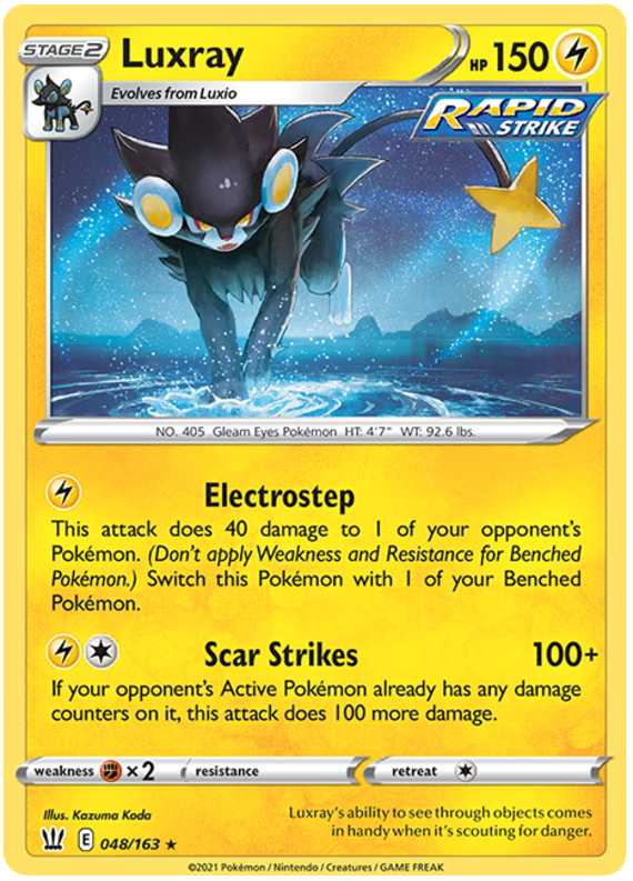 Luxray (048/163) [Sword & Shield: Battle Styles] | The Time Vault CA