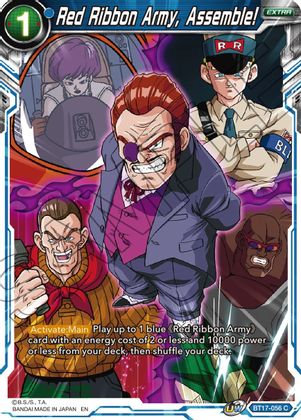 Red Ribbon Army, Assemble! (BT17-056) [Ultimate Squad] | The Time Vault CA