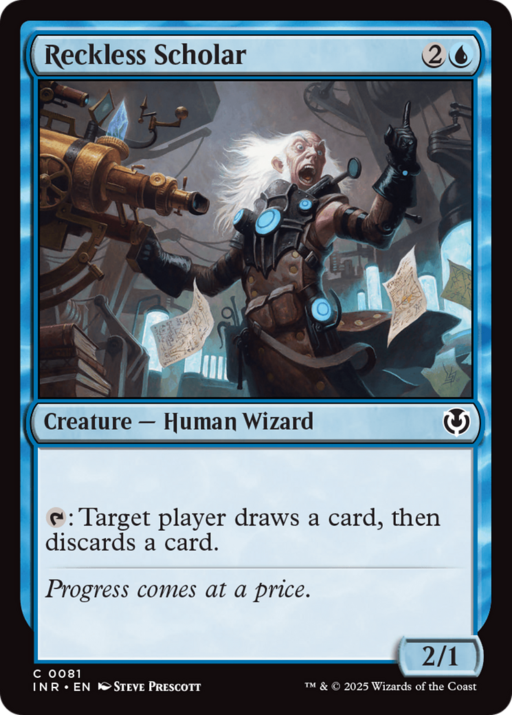 Reckless Scholar [Innistrad Remastered] | The Time Vault CA