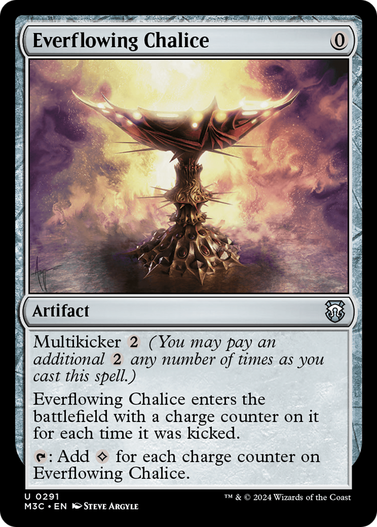 Everflowing Chalice (Ripple Foil) [Modern Horizons 3 Commander] | The Time Vault CA