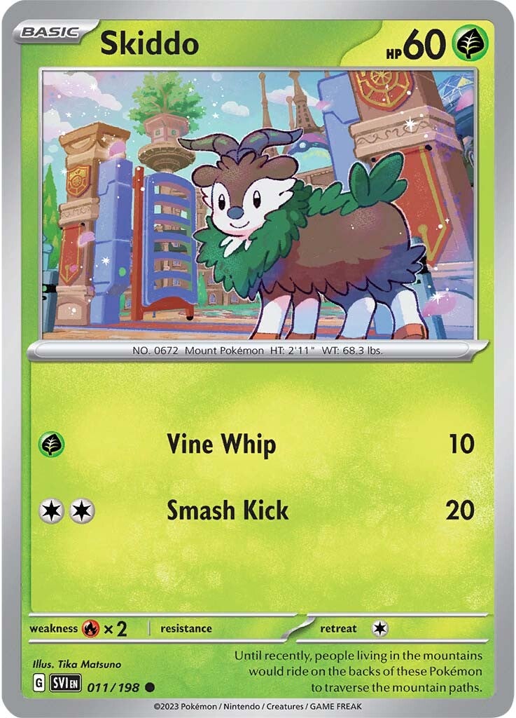 Skiddo (011/198) [Scarlet & Violet: Base Set] | The Time Vault CA