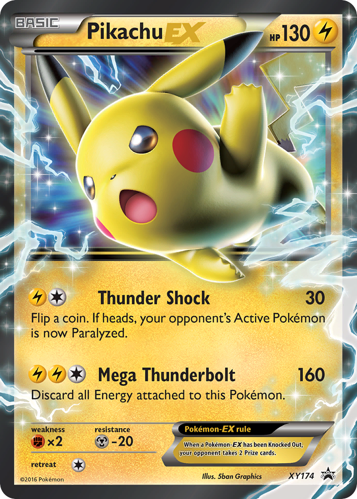 Pikachu EX (XY174) [XY: Black Star Promos] | The Time Vault CA