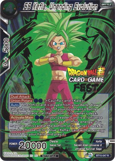 SS Kefla, Unending Evolution (Card Game Fest 2022) (BT15-047) [Tournament Promotion Cards] | The Time Vault CA