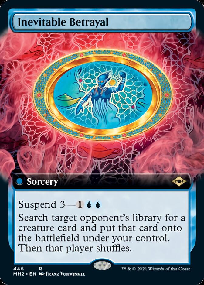 Inevitable Betrayal (Extended Art) [Modern Horizons 2] | The Time Vault CA