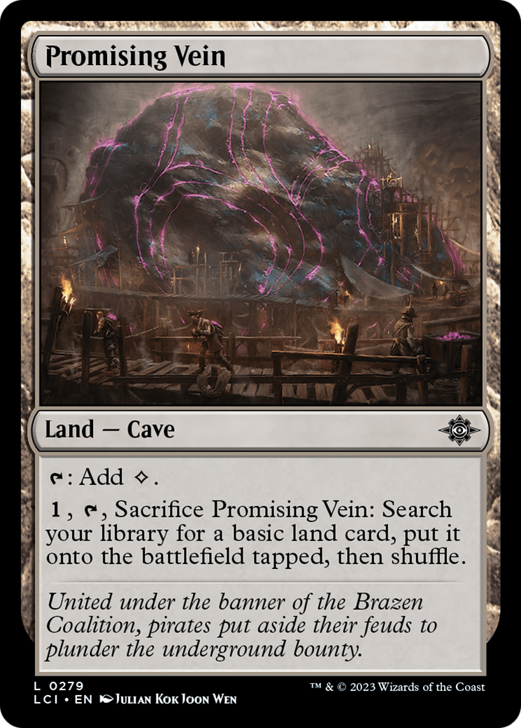 Promising Vein [The Lost Caverns of Ixalan] | The Time Vault CA