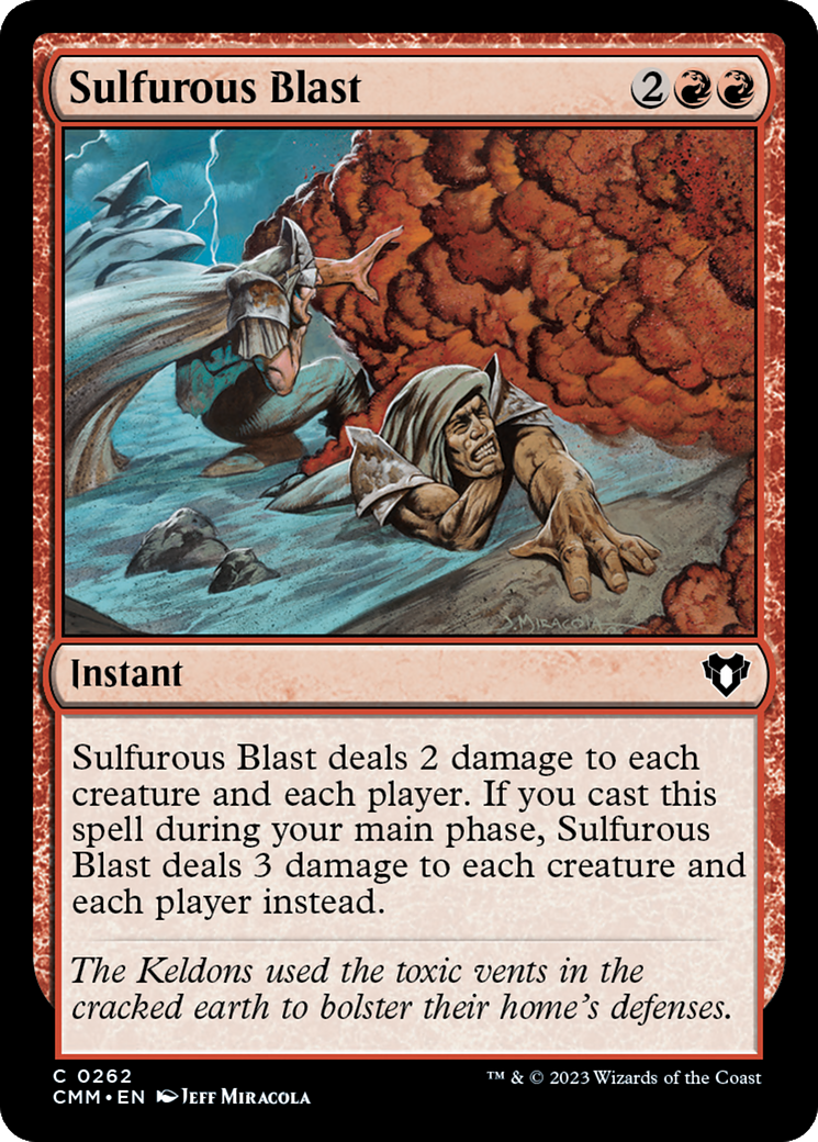 Sulfurous Blast [Commander Masters] | The Time Vault CA