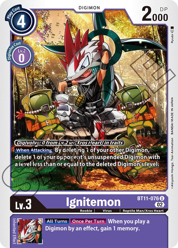 Ignitemon [BT11-076] [Dimensional Phase] | The Time Vault CA