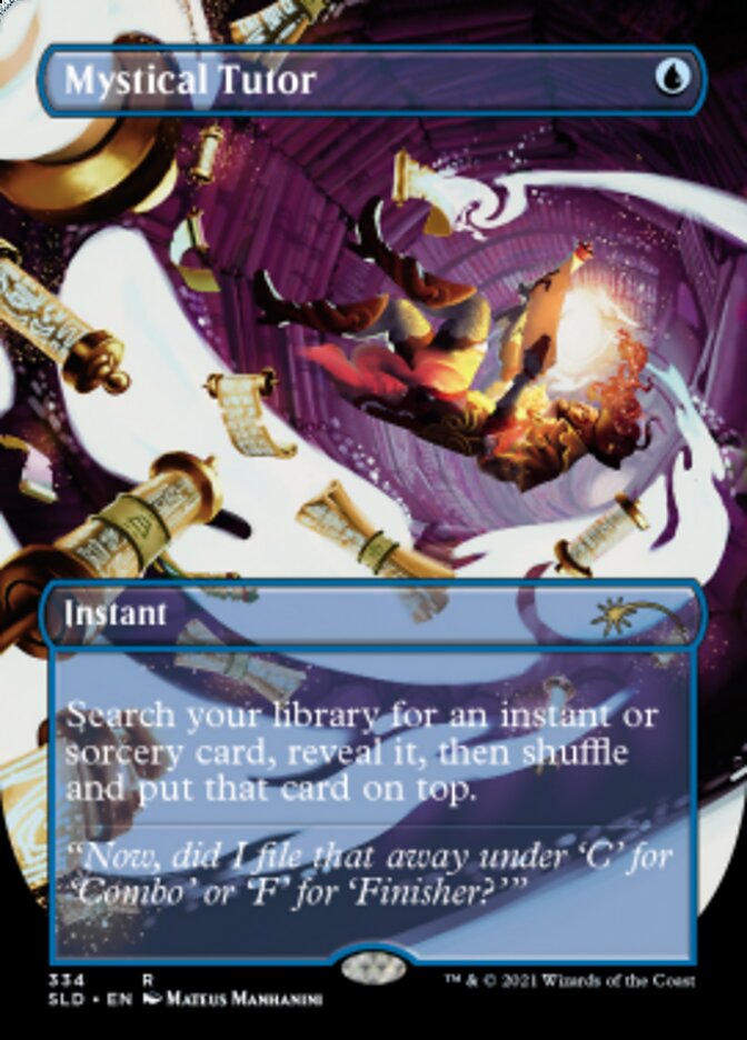 Mystical Tutor (Borderless) [Secret Lair Drop Series] | The Time Vault CA