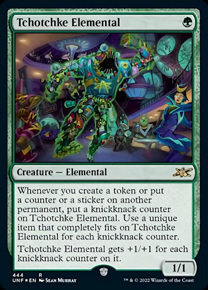 Tchotchke Elemental (Galaxy Foil) [Unfinity] | The Time Vault CA