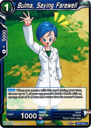Bulma, Saying Farewell (BT7-033) [Assault of the Saiyans] | The Time Vault CA