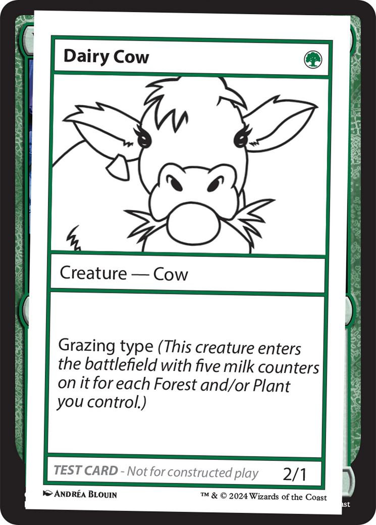 Dairy Cow [Mystery Booster 2 Playtest Cards] | The Time Vault CA