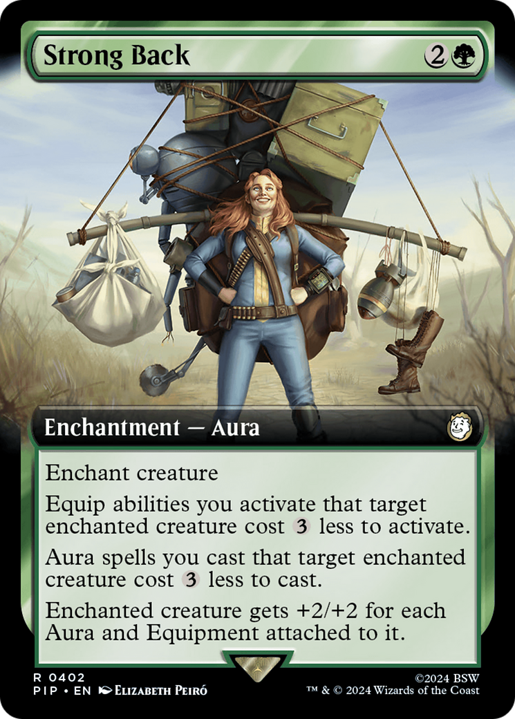 Strong Back (Extended Art) (Surge Foil) [Fallout] | The Time Vault CA
