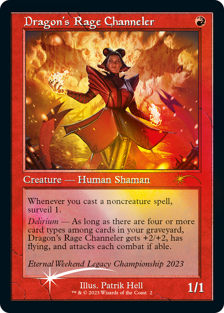 Dragon's Rage Channeler (Retro Frame) [MagicFest 2023] | The Time Vault CA