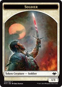 Soldier (004) // Wrenn and Six Emblem (021) Double-Sided Token [Modern Horizons Tokens] | The Time Vault CA