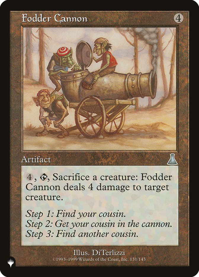 Fodder Cannon [The List] | The Time Vault CA