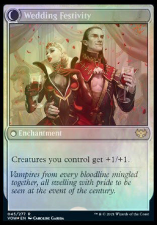 Wedding Announcement // Wedding Festivity [Innistrad: Crimson Vow Prerelease Promos] | The Time Vault CA