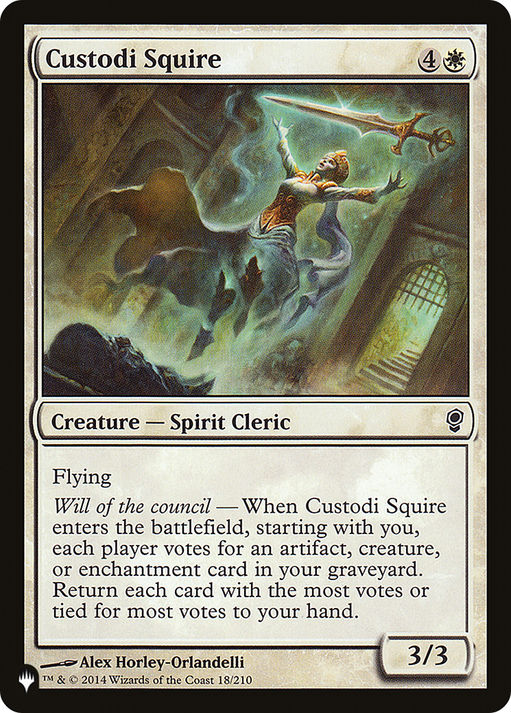 Custodi Squire [The List] | The Time Vault CA