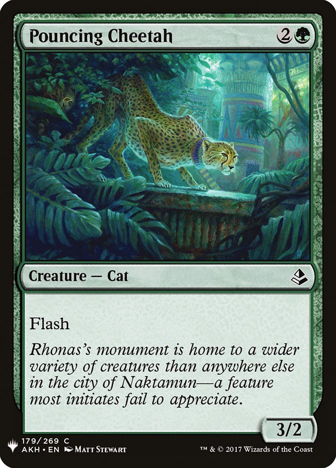 Pouncing Cheetah [Mystery Booster] | The Time Vault CA