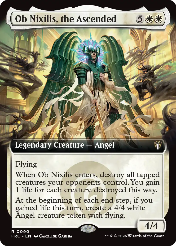 Ob Nixilis, the Ascended (Extended Art) [Reality Fracture Commander] | The Time Vault CA