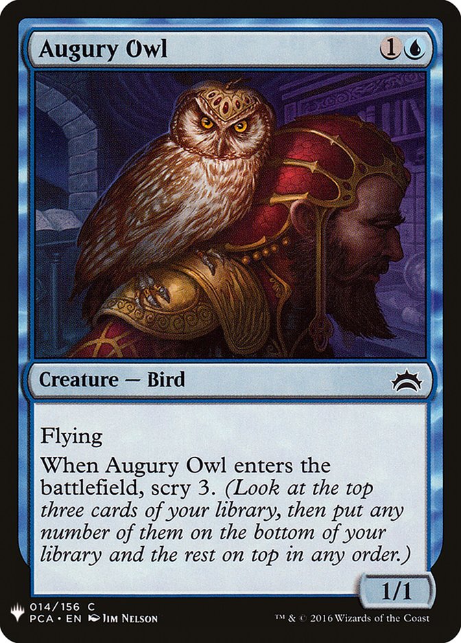 Augury Owl [Mystery Booster] | The Time Vault CA