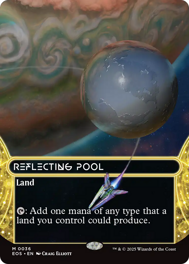 Reflecting Pool (0036) (Borderless) [Edge of Eternities: Stellar Sights] | The Time Vault CA