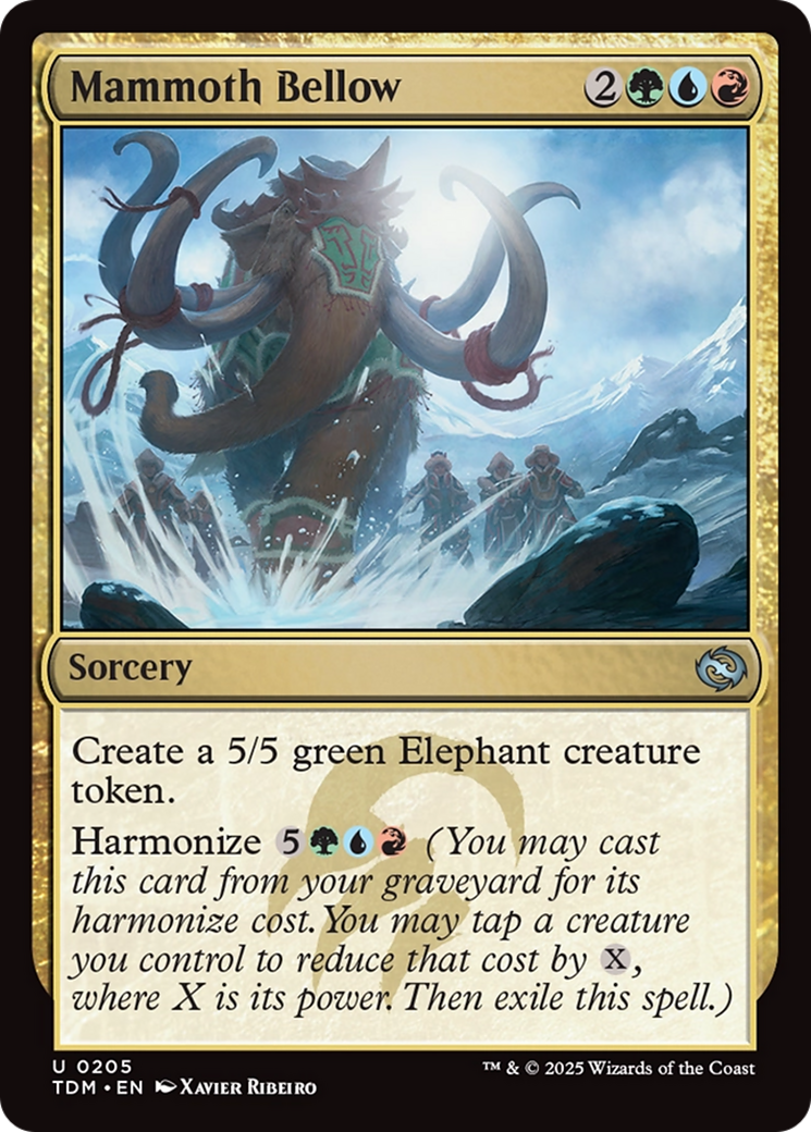 Mammoth Bellow [Tarkir: Dragonstorm] | The Time Vault CA