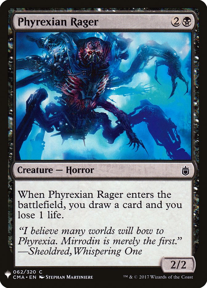Phyrexian Rager [Mystery Booster] | The Time Vault CA