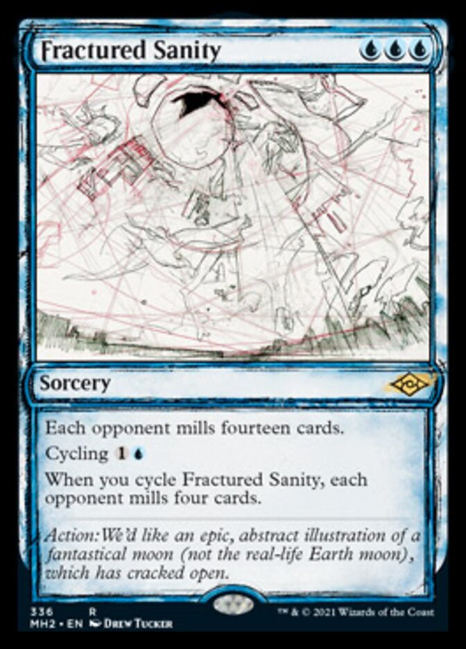 Fractured Sanity (Sketch) [Modern Horizons 2] | The Time Vault CA