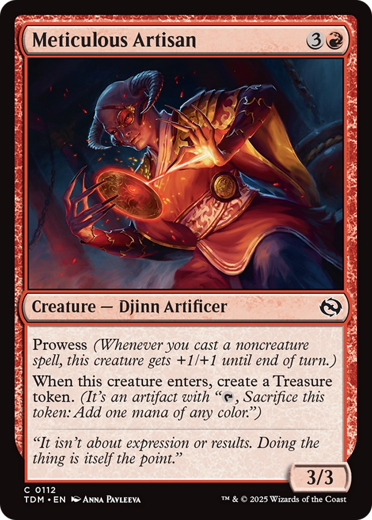 Meticulous Artisan [Tarkir: Dragonstorm] | The Time Vault CA