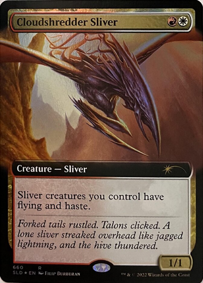 Cloudshredder Sliver (Extended Art) [Secret Lair Drop Promos] | The Time Vault CA