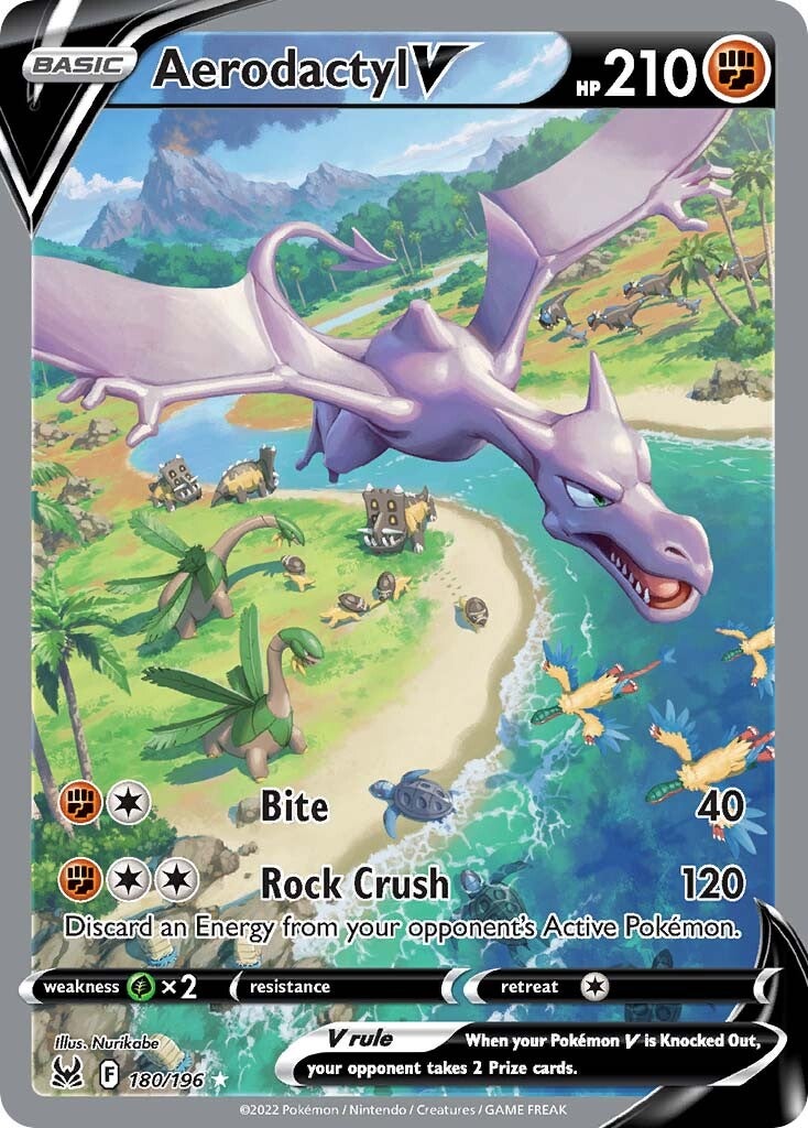 Aerodactyl V (180/196) [Sword & Shield: Lost Origin] | The Time Vault CA