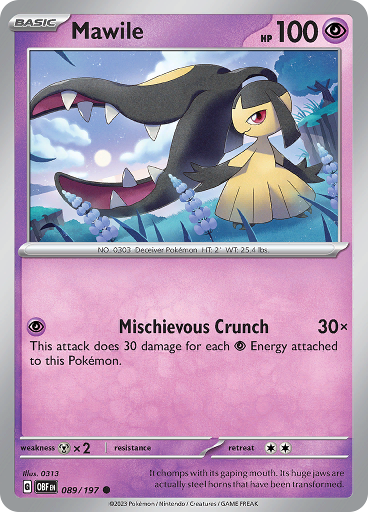 Mawile (089/197) [Scarlet & Violet: Obsidian Flames] | The Time Vault CA