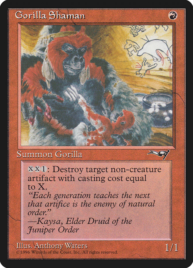 Gorilla Shaman (Holding Child) [Alliances] | The Time Vault CA