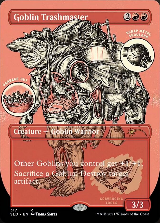 Goblin Trashmaster (Borderless Foil Etched) [Secret Lair Drop Series] | The Time Vault CA