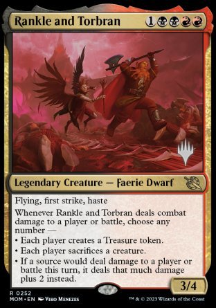 Rankle and Torbran (Promo Pack) [March of the Machine Promos] | The Time Vault CA