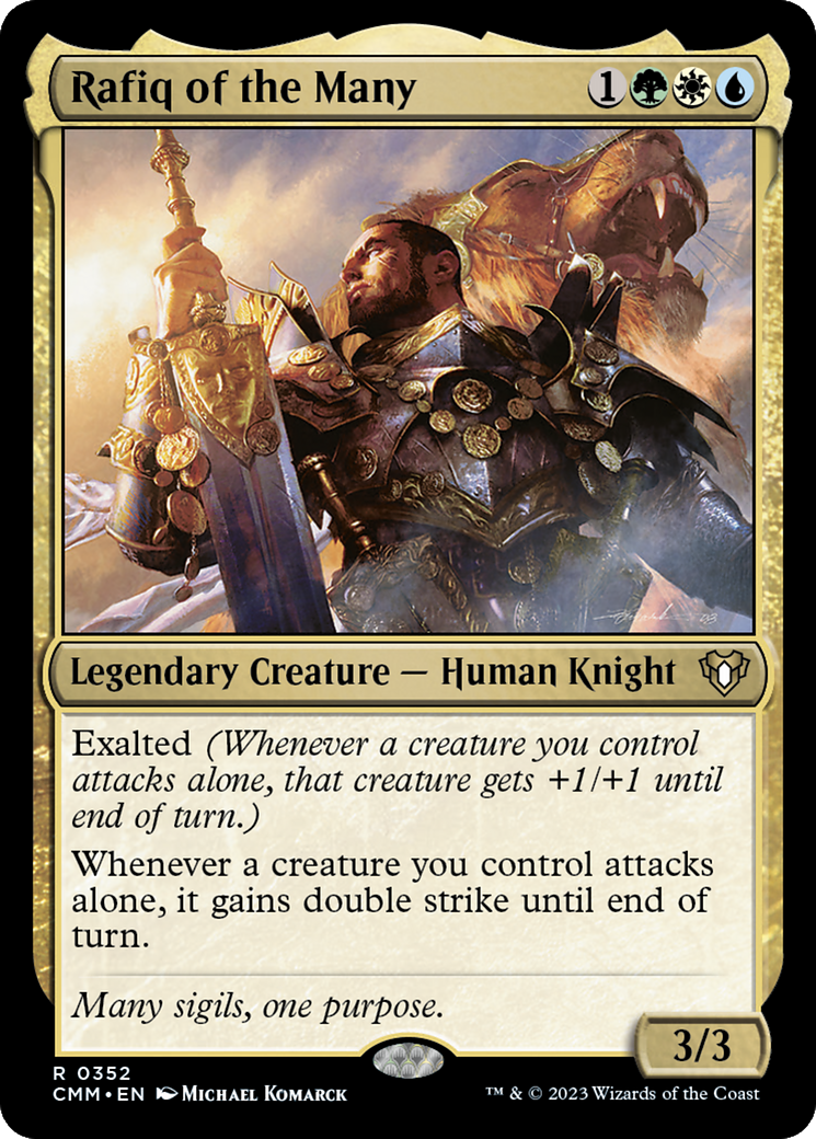 Rafiq of the Many [Commander Masters] | The Time Vault CA