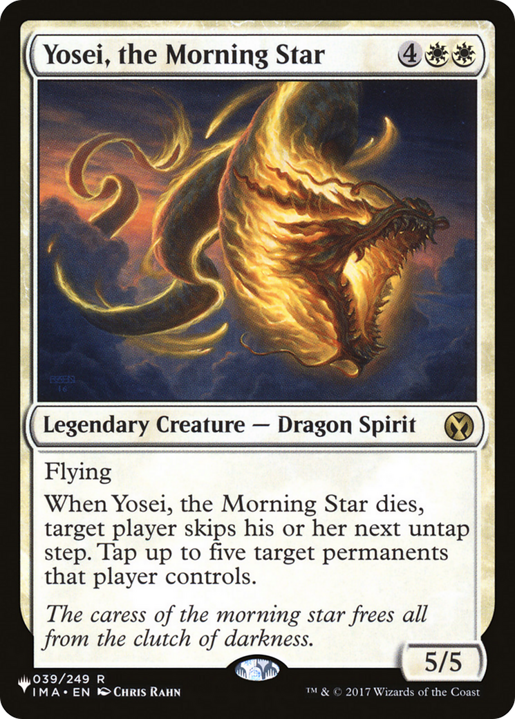 Yosei, the Morning Star [The List Reprints] | The Time Vault CA