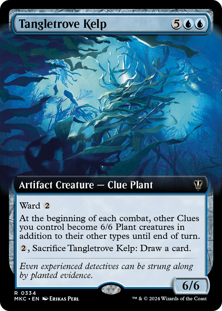 Tangletrove Kelp (Extended Art) [Murders at Karlov Manor Commander] | The Time Vault CA