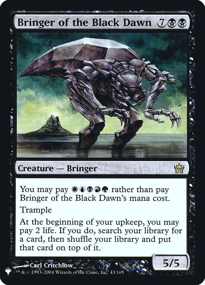 Bringer of the Black Dawn [Mystery Booster] | The Time Vault CA