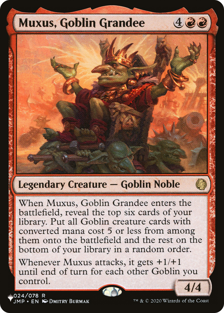 Muxus, Goblin Grandee [The List Reprints] | The Time Vault CA