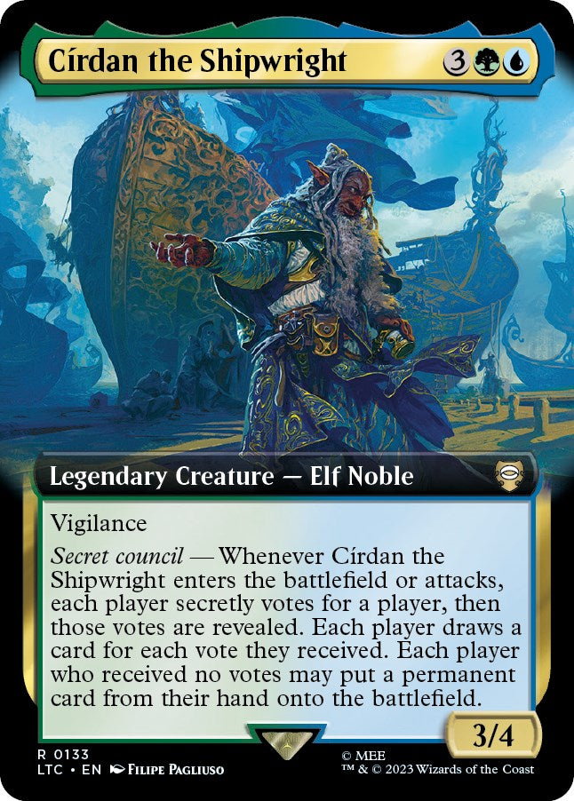 Cirdan the Shipwright (Extended Art) [The Lord of the Rings: Tales of Middle-Earth Commander] | The Time Vault CA