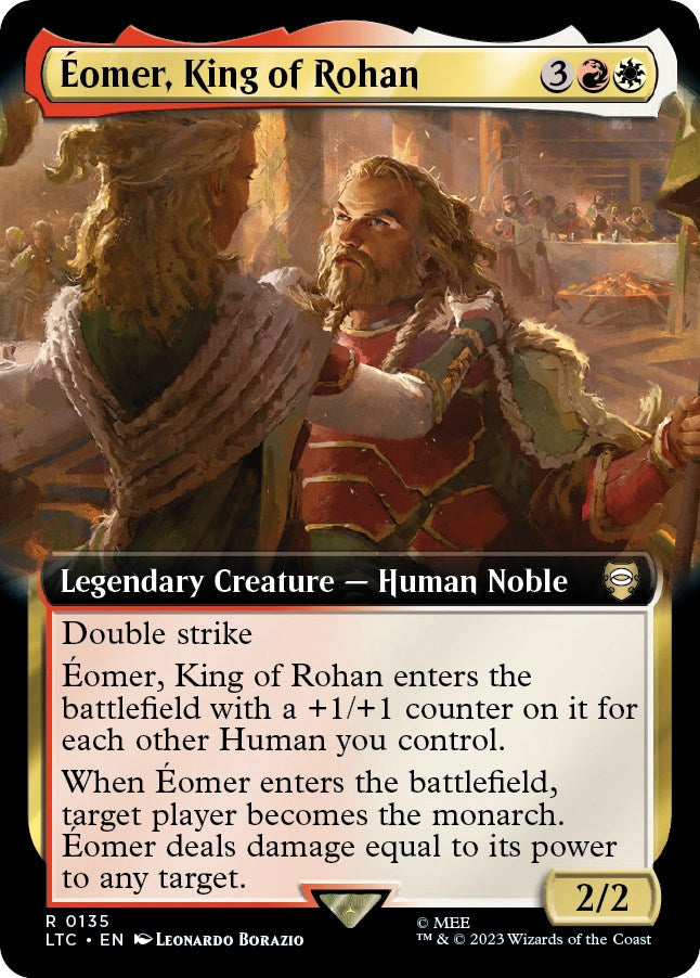 Eomer, King of Rohan (Extended Art) [The Lord of the Rings: Tales of Middle-Earth Commander] | The Time Vault CA