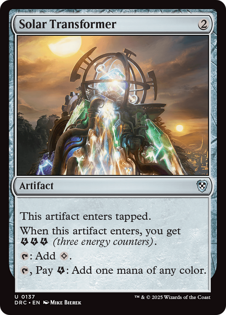 Solar Transformer [Aetherdrift Commander] | The Time Vault CA