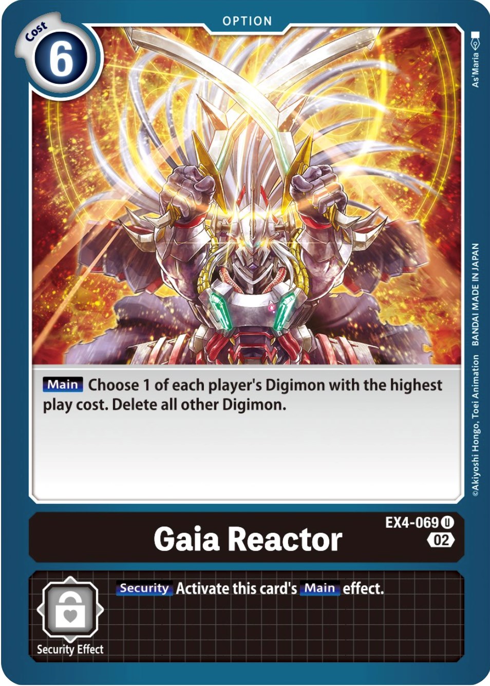 Gaia Reactor [EX4-069] [Alternative Being Booster] | The Time Vault CA